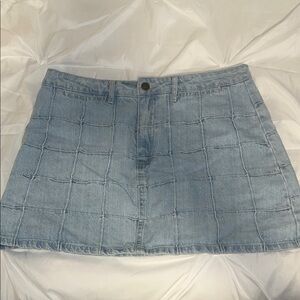 Jean skirt , unique